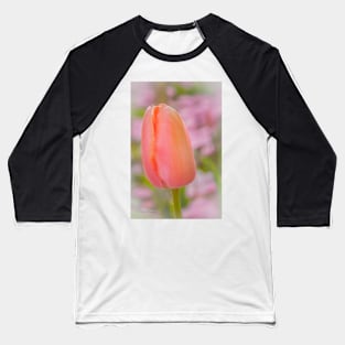 Pink Tulip Baseball T-Shirt